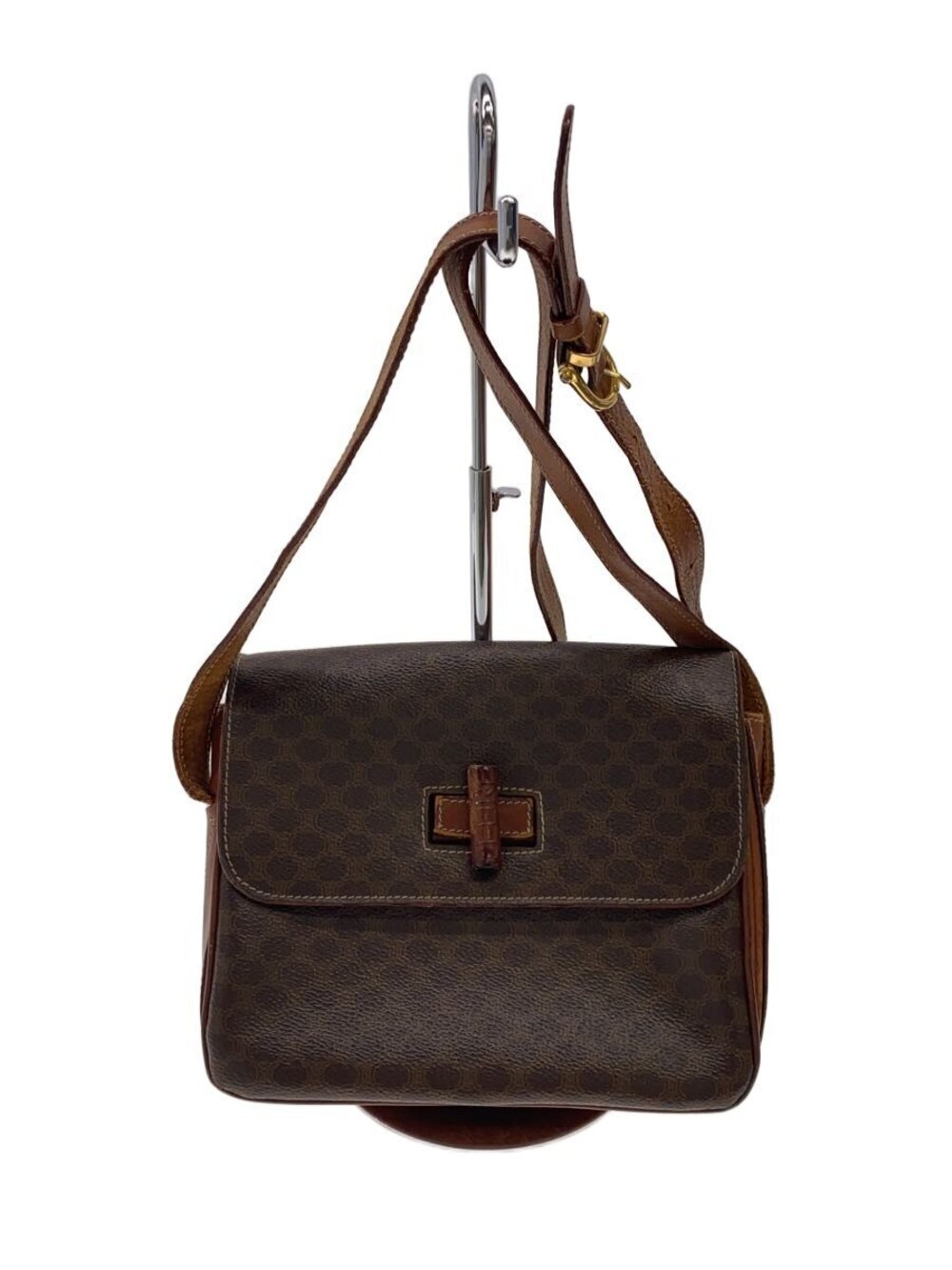 Celine Macadam shoulder bag Brown all over